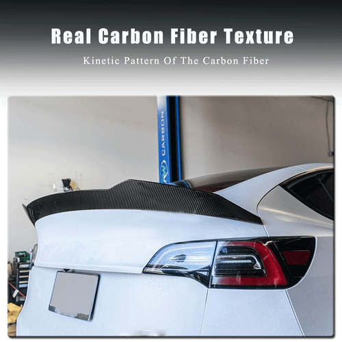 DRY Carbon Heckspoiler Spoiler Flügel Lippe Passt für Tesla Model Y 2019-2023 - Bild 2 von 9
