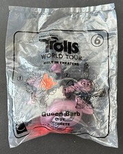 2020 McDonald's DreamWorks Trolls World Tour 6 QUEEN BARB Happy Meal Toy
