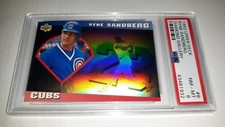 1993 Upper Deck Diamond Gallery Card #8 Ryne Sandberg Graded PSA 8 Mint Pop 3