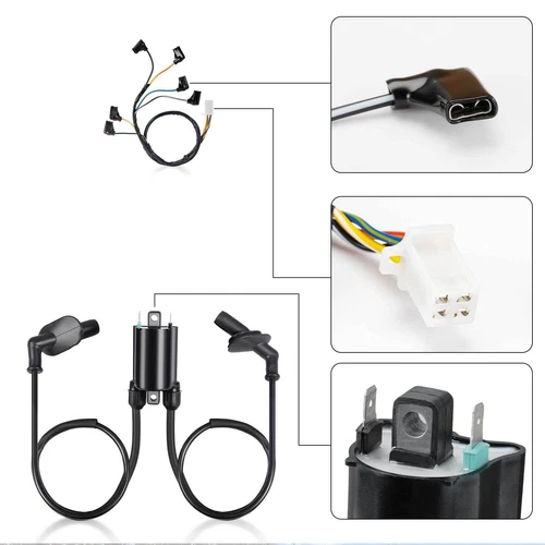 3x Ignition coil + Sub-wire for Honda GL1500 A SE I Goldwing 1500 1989 1999-2000 - Bild 5 von 11