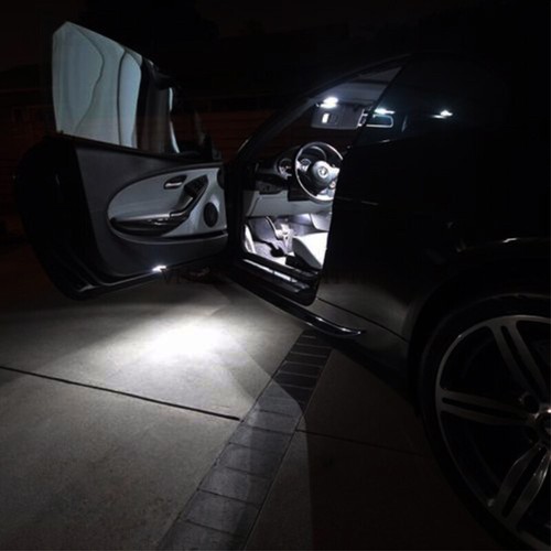 GLOFE Interior Wedge Plate Light Bulb Error Free T10 W5W 194 168 2825 LED 6000K - Picture 13 of 16