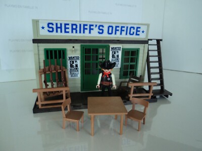 PLAYMOBIL 7378 BUREAU Du Sherif Prison Vintage EUR 40,00 - FR