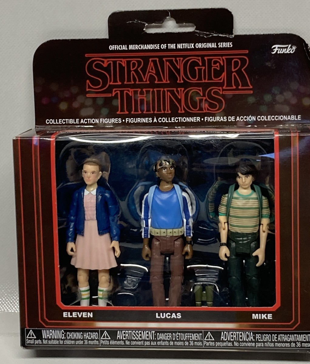 未開封　STRANGER THINGS ELEVEN LUCAS MIKE Funko Stranger Things Eleven Lucas and Mike 3 Pack Action Figures