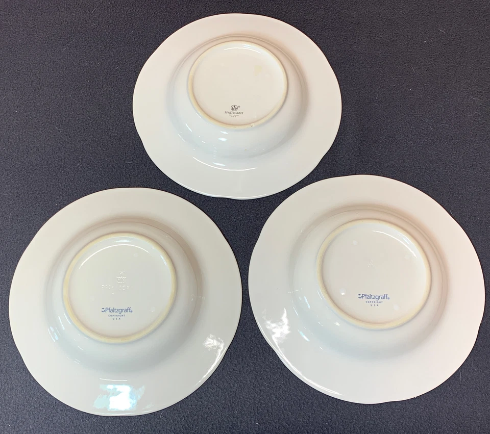 普法尔茨格拉夫葡萄边缘汤/帕斯塔/沙拉碗 9 英寸 ~ 3 件套 — 第 2/4 张图片