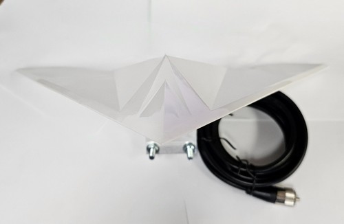 Antena de TV móvil Pro Trucker 14" montada en espejo blanca-PTATVF117-WH - Imagen 2 de 7