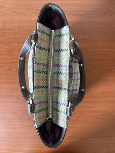 Coach Penelope Vintage Tattersall Wool Plaid Shoulder Bag Medium Size - Picture 13 of 13