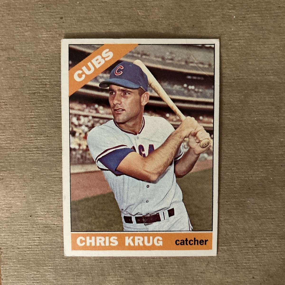 1966 Topps Baseball Chris Krug Chicago Cubs Baseball Card #166 | eBay