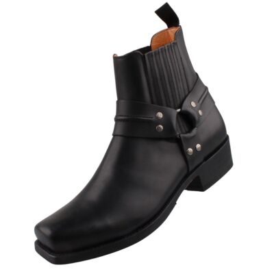Sendra Boots Herren Biker Stiefelette Stiefel 13824 Schwarz 13824-Pull Oil 