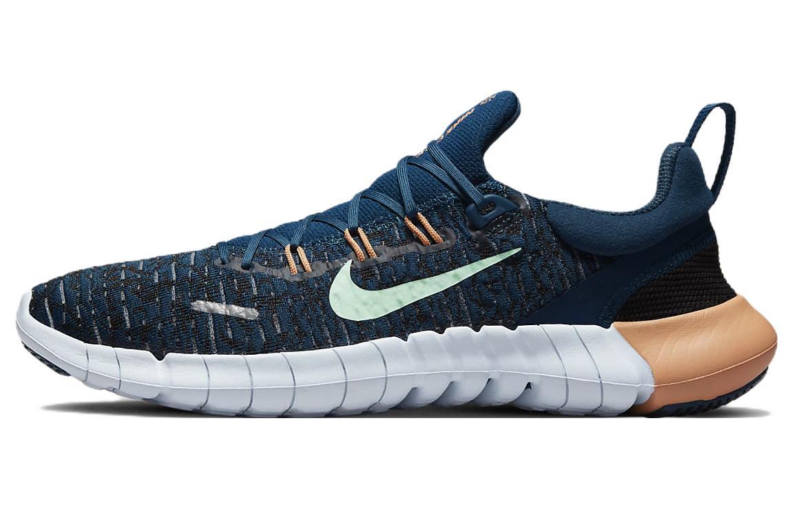 NIKE FREE RUNスニーカー　ブルー　26.0㎝ New Nike Womens Free 5.0 Flyknit 615806-413 Blue Running