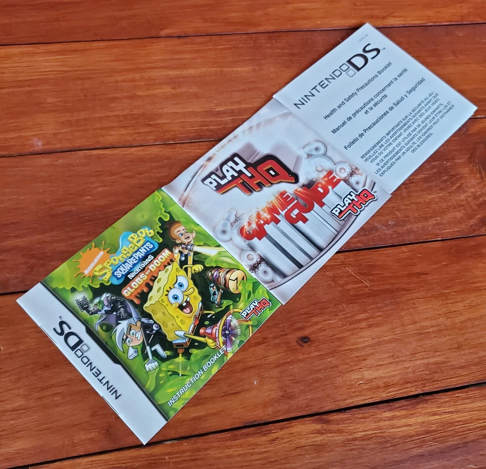 Nintendo DS SpongeBob SquarePants Game Nicktoons Globs of Doom 2008 - Image 4 of 4