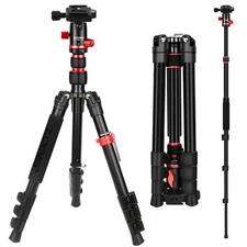 M5 Pro Potable Tripod Monopod Zomei For Canon Camera DSLR Nikon Sony Smartphone