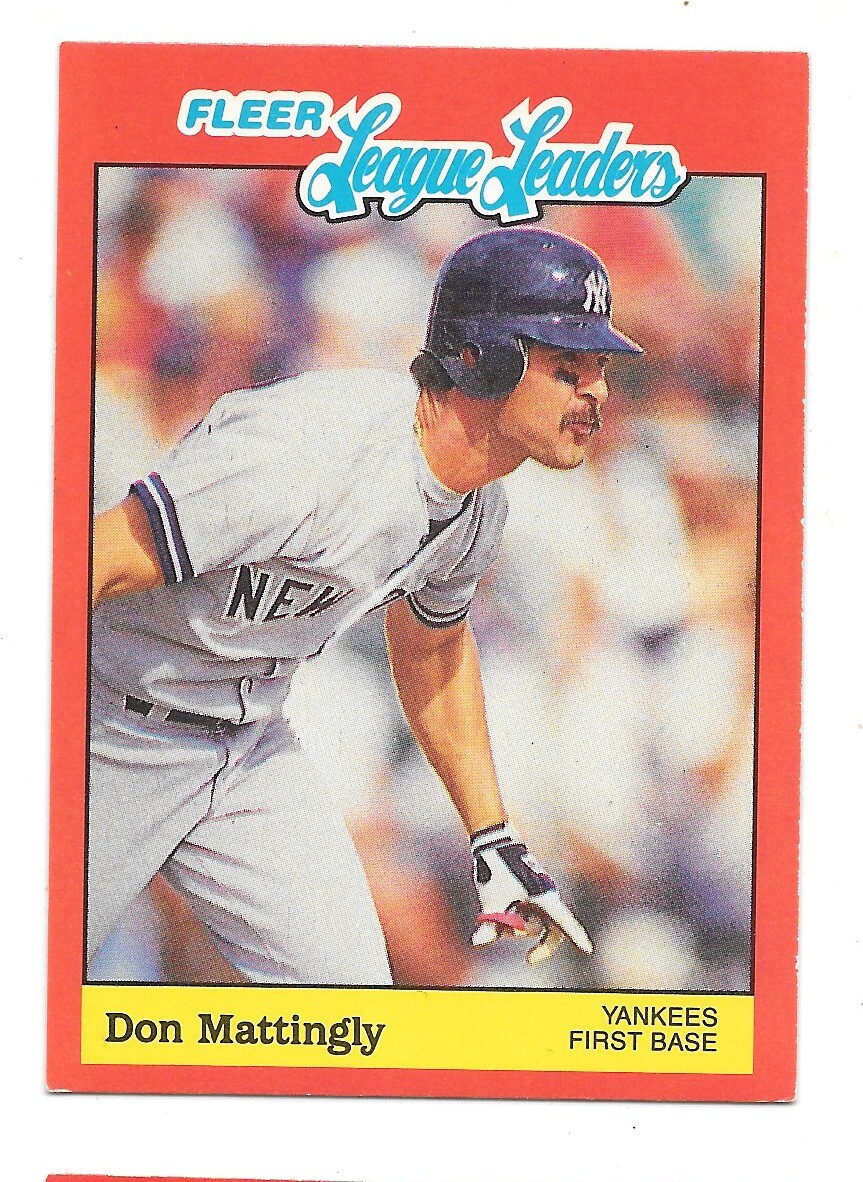 1989 Fleer Baseball League Leaders Complete Your Set Pick From List NRMT