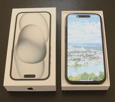 Apple iPhone 15  - 128GB - Titan Schwarz (Ohne Simlock)