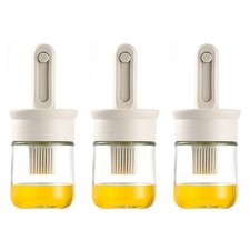 Adjustable Oil Brush Sauce Dispenser, Kitchen Cooking and Grilling Brush9455