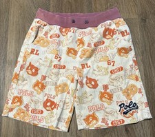 Polo Ralph Lauren Pennant Print Fleece Shorts Multicolor Boys Med 10-12