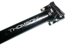 Thomson Elite Seatpost SP-E128 - 30.9mm x 367mm - Black - Zero Setback - Nice!