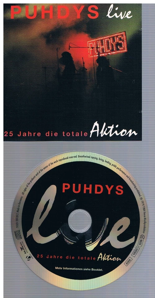 Puhdys: "Live - 25 Jahre die totale Aktion", Top CD