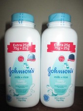 Johnson's Milk and Rice Talc Baby Powder 100g, Pack of 2 2024