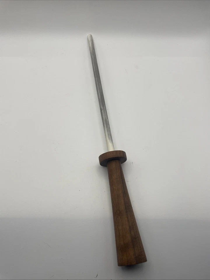 Vintage W.R. Case & Sons Ceramic Sharp Stick Knife Sharpener Wood Handle & Tube - Image 2 of 4