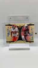 2008 Upper Deck Premier #ES8 Dwayne Bowe Early Doucet Stars Dual Auto Gold /50🔥