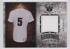 2022 Sportkings Volume 3 Legends Game Worn Materials Black Jeff Bagwell HOF 0l2