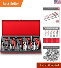 Durable 131-pc Helicoil Kit - Effortless Rethreading For Automotive Repairs