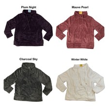 Member's Mark Women's Warm High-Low Hem Textured Plush Pullover