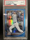 SHOHEI OHTANI PSA 10 GEM 2025 BOWMAN CHROME #17 TRUE BLUE REFRACTOR /150 DODGERS