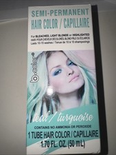 B Color SEMI -PERMANENT HAIR COLOR TEAL/TURQUOISE 1.7 Oz New U21