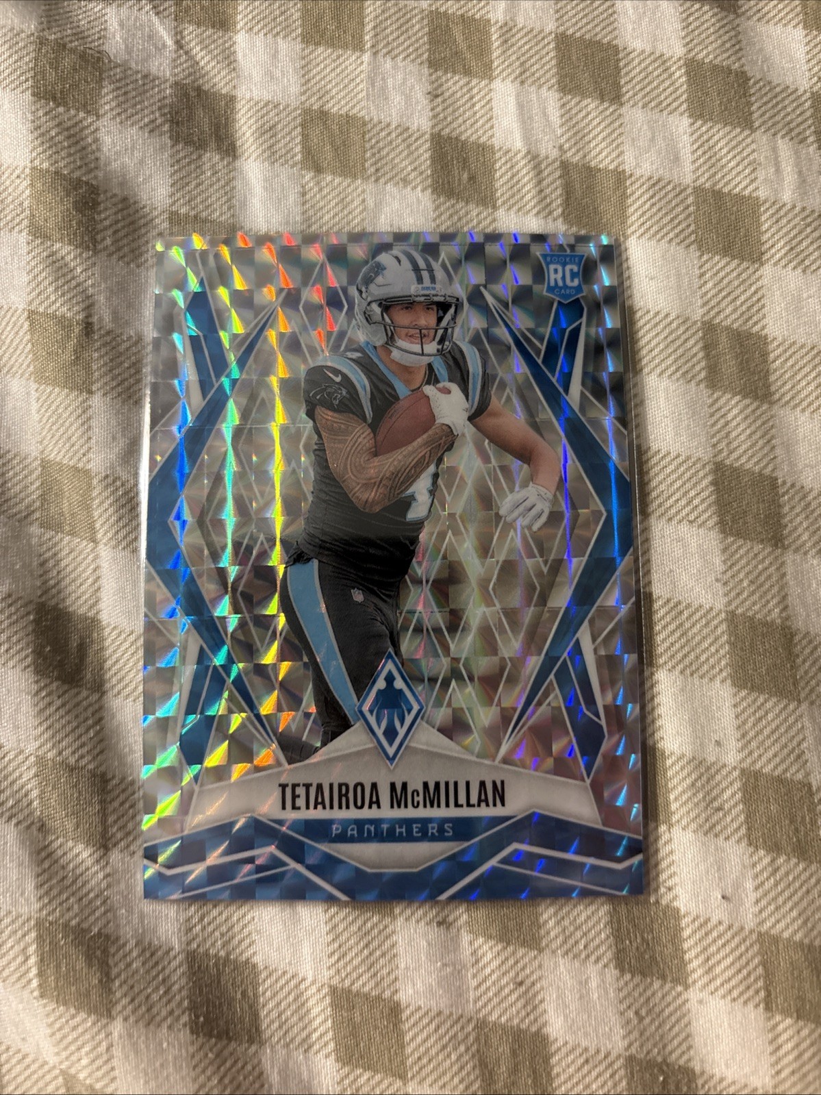 2025 Panini Phoenix - Rookies Tetairoa McMillan Silver Mosaic #155 RC