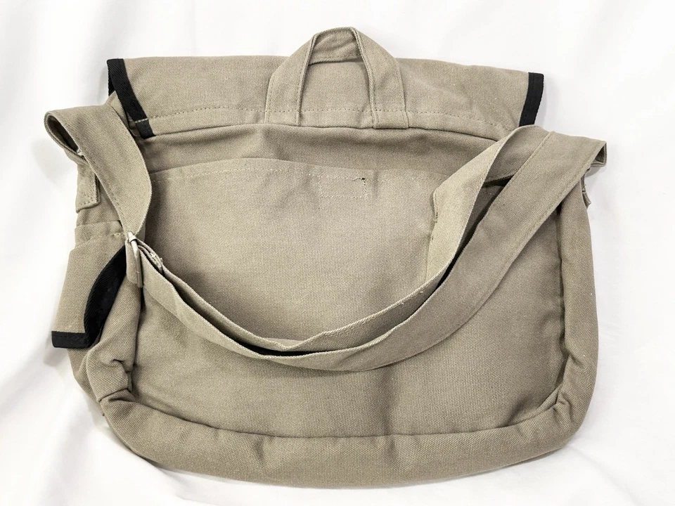 Bolso Bandolera Sierra Club Lona Bandolera Vintage Verde Usado en Excelente Condición Foto 2 de 4