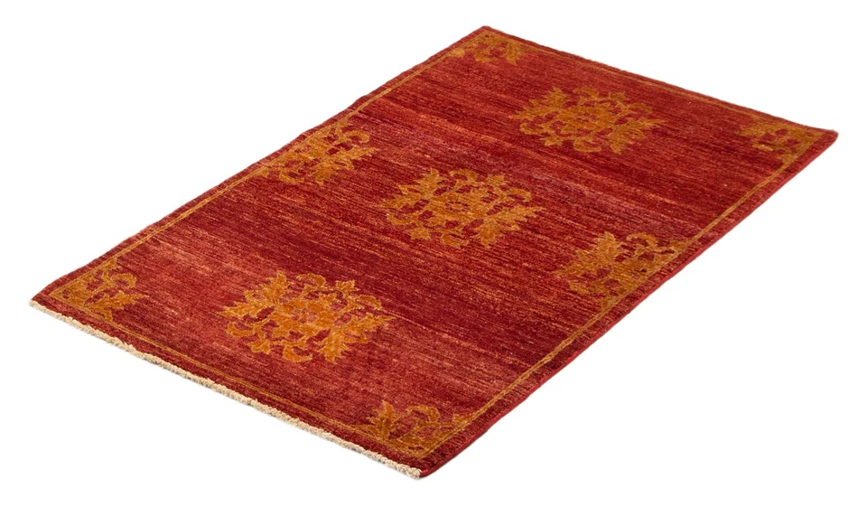 3'1" x 5'1" Hand Knotted Oriental Carpet Traditional Wool Area Rug - Image 4 of 4