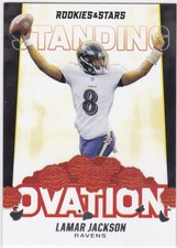 2021 Rookies & Stars #SO-6 Lamar Jackson Ovation Baltimore Ravens