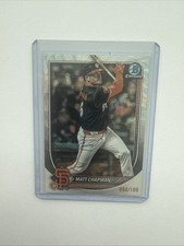 Matt Chapman 2025 Bowman Chrome #49 Wave Refractor /100
