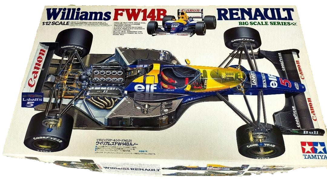 自動車 Williams FW14B RENAULT 1/12 TAMIYA amiya 1/12 Williams FW14B Renault Big Scale Model Kit Japan US tax