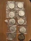 Lot Of 10 Kennedy Half Dollars - 90% - US Coins - Various Dates -