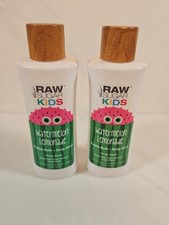 2 X RAW Sugar Kids Watermelon Lemonade Bubble Bath Body Wash 3 fl oz each