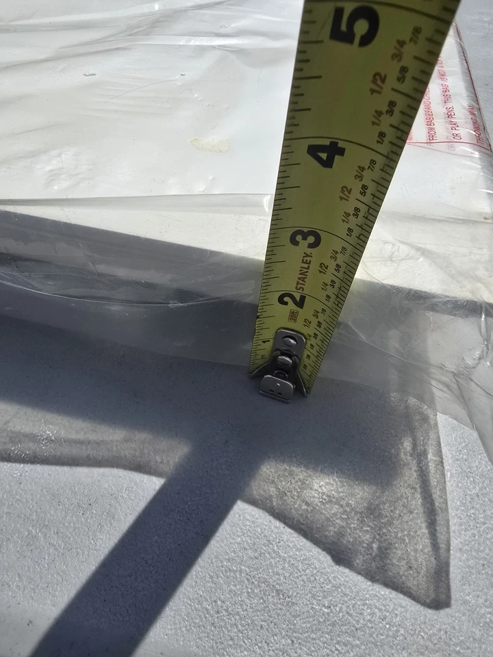 Pottery Barn 3ft Floating Crown Mold Shelf White 36"x10"x2.5" W/Hardware - Image 4 of 4