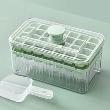 Ice Cube Tray with Lid Press Type Ice Maker Easy Release Ice Cubes Mold TT
