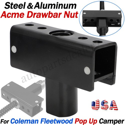 #ad For Coleman Fleetwood Pop Up Camper Acme Draw Bar Nut Screw Whiffle Tree Adjust $44.99