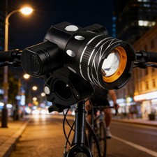 2Sets USB Rechargeable LED Bicycle Headlight Bike Front Rear Lamp Cycling Lighyo