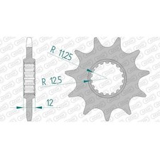 Stahl Ritzel für Gas Gas TXT 280 Pro Homologiert 2003 VTRGG2802 520er 11 Zähne