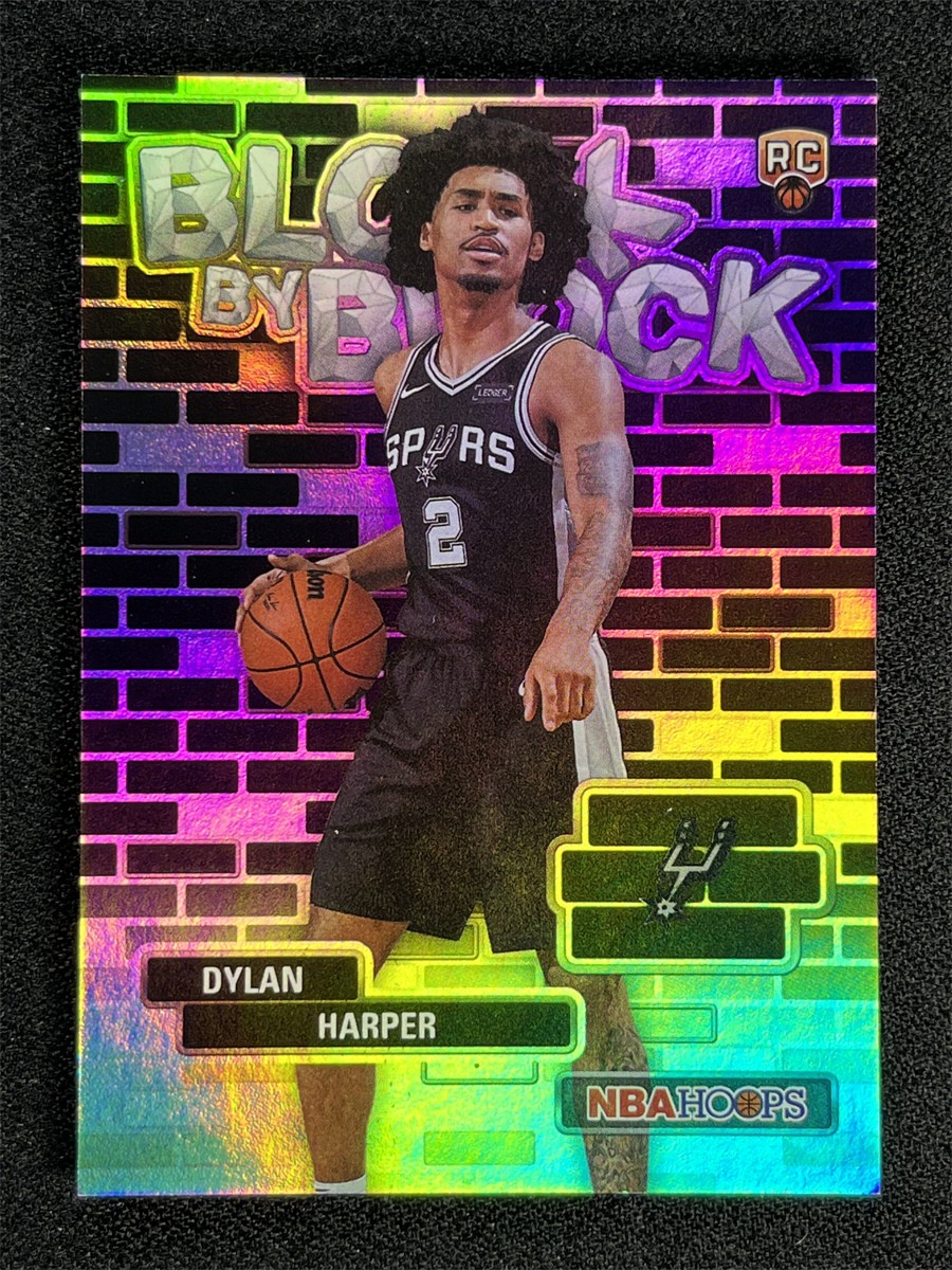 2025-26 Topps NBA Hoops Dylan Harper #BYB-2 Block By Block Rookie RC Spurs