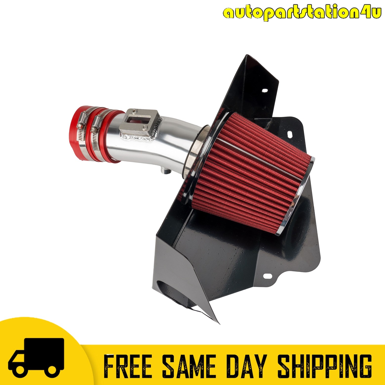 Cold Air Intake Kit W/ Filter & Heat Shield For Nissan Altima V6 3.5L 2007-2012