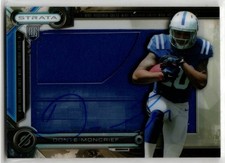 2014 Topps Strata Football Clear Cut Donte Moncrief ROOKIE AUTO JERSEY COLTS