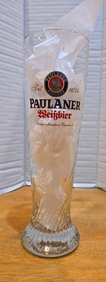 Paulaner Munchen Weitbier Glass Germany Collectible Condition 