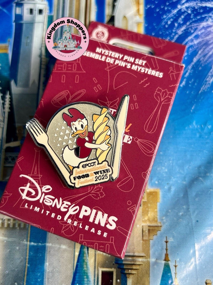 2025 Disney Parks Epcot Food & Wine Festival Mystery Box Pin Daisy