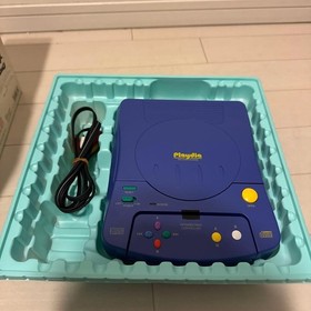 Bandai Playdia Game Console Main Unit With Box Vintage Vintage JPN Limited Editi