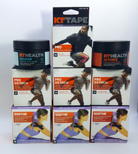 9- Packs KT Tape Strips 20 Precut 10 Inch Pro Oxygen Soothe KT Recover Activate