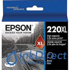 Genuine Epson T220XL120 Epson 220XL Ink Jet Cartridge Black
